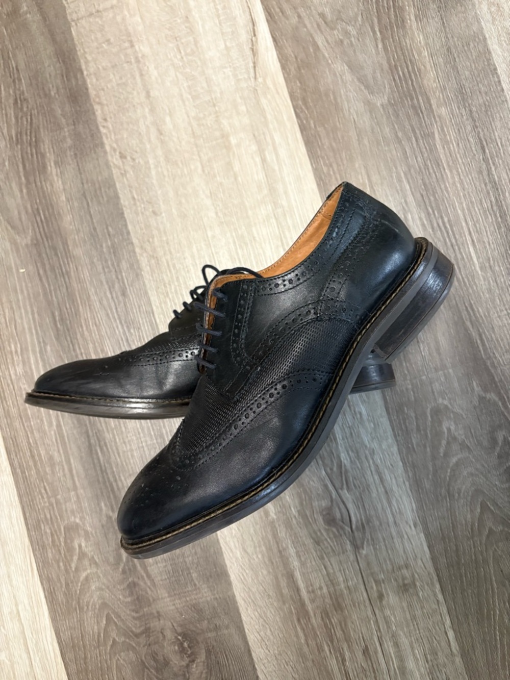 Alfani Wingtip Oxfords Mens Dress Shoes Black - Picture 5 of 5
